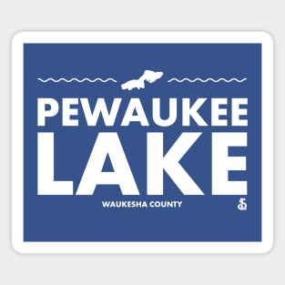 Waukesha County, Wisconsin - Pewaukee Lake Magnet